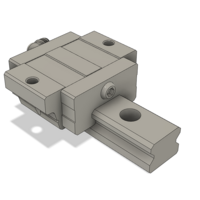 LSD30BK-F2S-N-D-M6 AIRTAC LOW PROFILE RAIL BEARING<br>LSD 30MM SERIES, NORMAL ACCURACY WITH NO PRELOAD (D) STANDARD, BOTTOM MOUNTING FLANGE - SHORT BODY